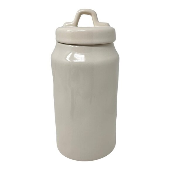 Rae Dunn KISSES Ceramic Canister 9in Tall Magenta Valentines Day Love Holiday - Picture 5 of 11